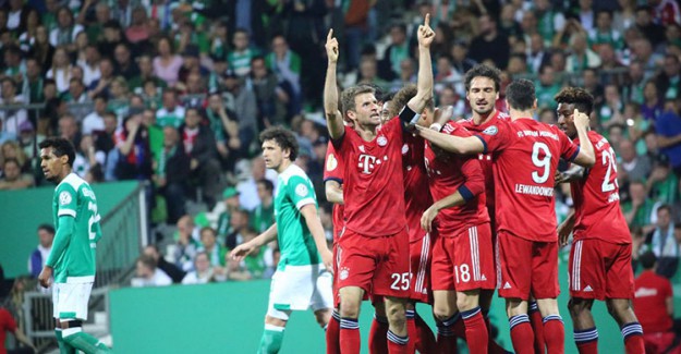 Almanya Kupası Yarı Final: Werder Bremen 2-3 Bayern Münih (Maç Sonucu)