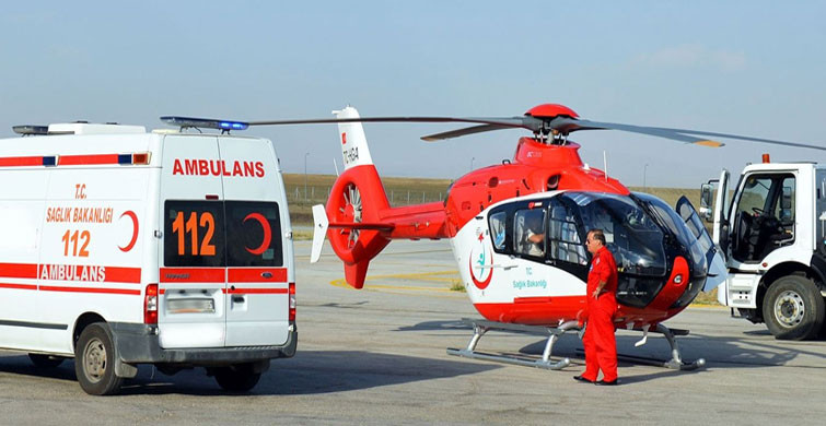Ambulans Helikopter Günlük Vaka Taşıma Rekoru Kırdı