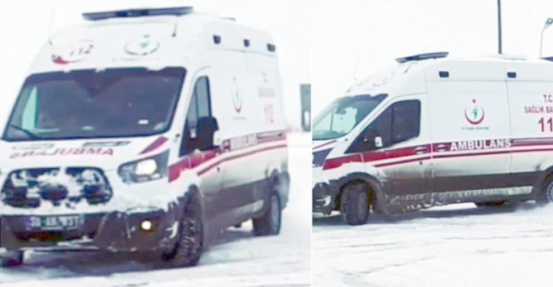 Ambulansla Drift Attığı Tespit Edilen Sürücüye Soruşturma