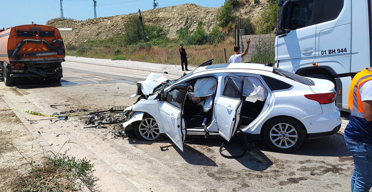 Anadolu Otoyolu'nda kamyon kazası: 1 kişi hayatını kaybetti