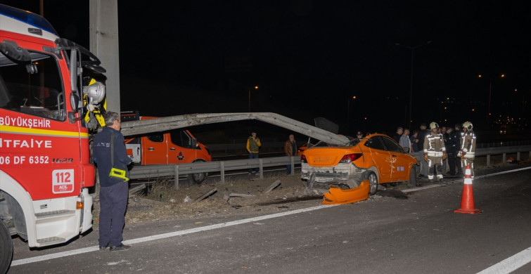 Ankara'da Taksi Kazası: Sürücü Hayatını Kaybetti