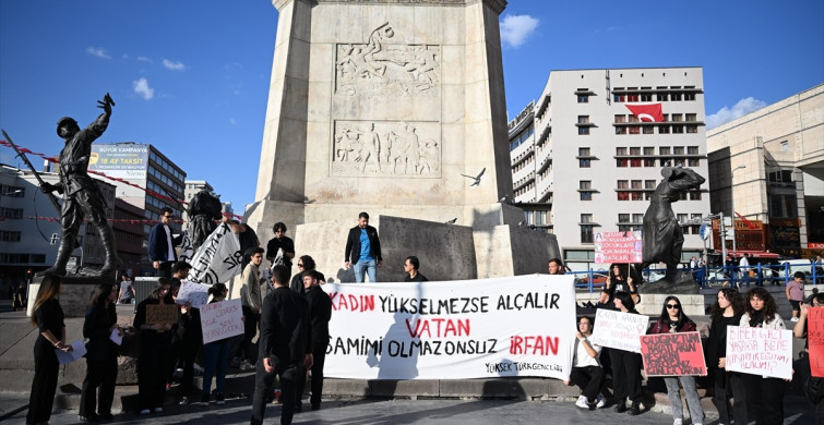 Ankara'da Üniversite Öğrencilerinden Kadın Cinayetlerine Tepki