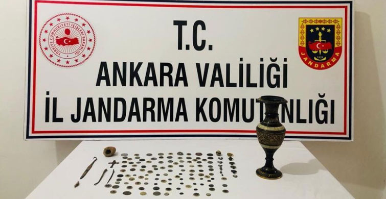 Ankara Jandarması Tarihi Eser Kaçakçısına Göz Açtırmadı