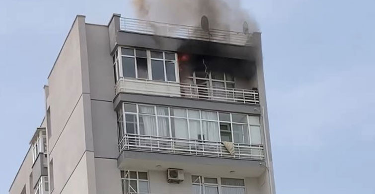 Ankara’da Evi Yanan Kişi, Durumu Komşuları Uyarınca Fark Etti