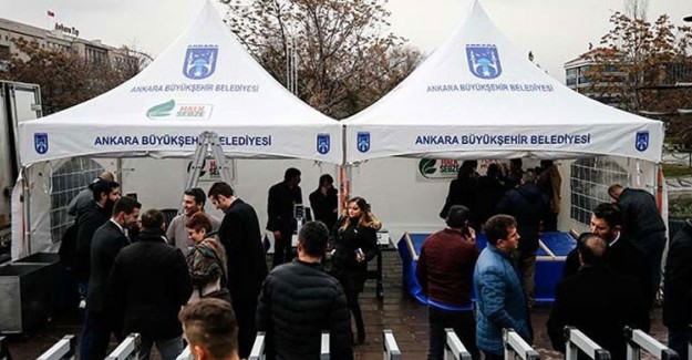 Ankara'da Tanzim Satış Çadırları Kurulmaya Başlandı