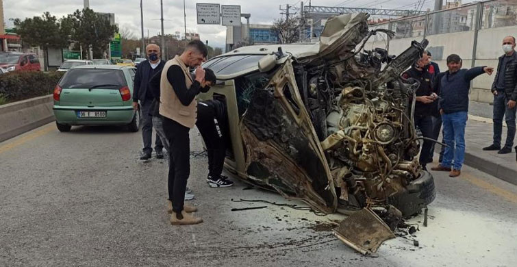 Ankara’da Trafik Kazası: 4 Yaralı