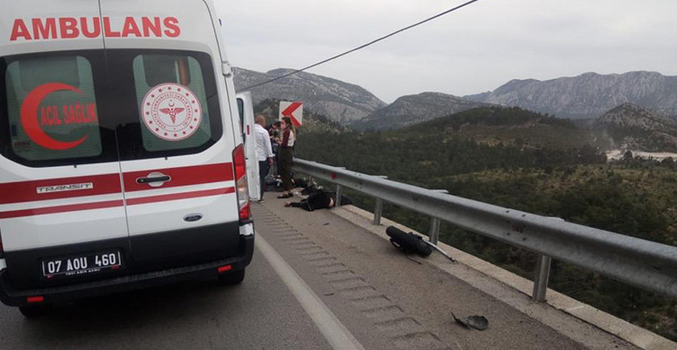 Antalya’da Motosiklet Kazasında 2 Kişi Öldü
