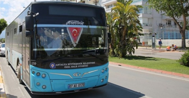 Antalya'da Toplu Ulaşım 19 Mayıs'ta Ücretsiz Olacak