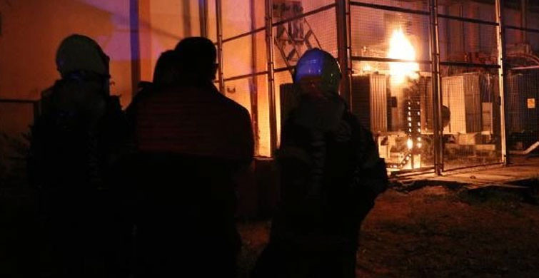 Ardahan’da Elektrik Trafosunda Çıkan Yangın Paniğe Sebep Oldu