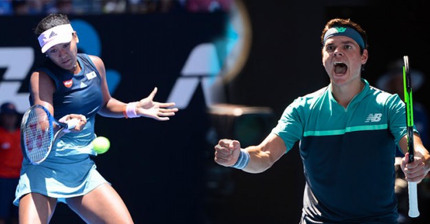 Avustralya Açık’ta Naomi Osaka ve Milos Raonic Çeyrek Finalde!