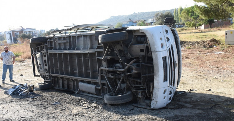 Aydın'da Tanker ile Minibüs Çarpıştı, 11 Yaralı