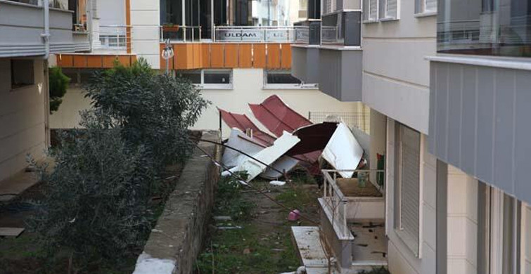 Ayvalık'ta Hortum Sonrası Görüntüler