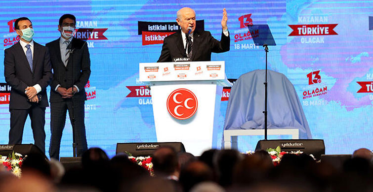 Bahçeli, MHP 13. Olağan Büyük Kurultayında Konuştu: 2023 Adayımız Recep Tayyip Erdoğan'dır