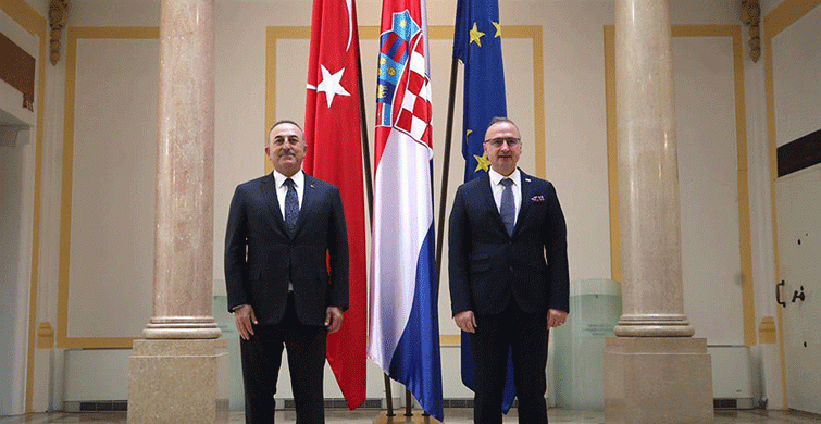 Bakan Çavuşoğlu Hırvatistan Cumhurbaşkanı İle Görüştü