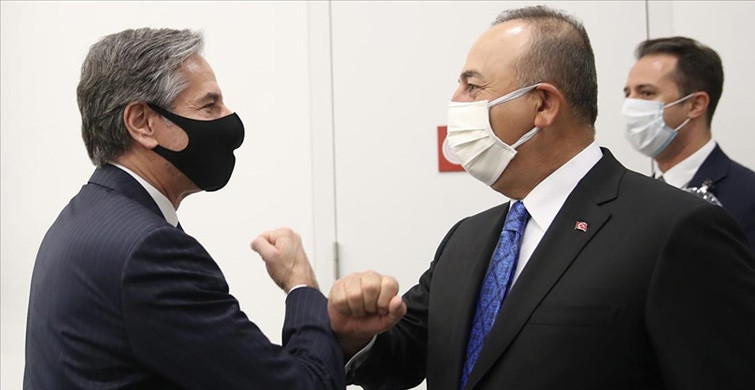 Bakan Çavuşoğlu ile ABD Dışişleri Bakanı Blinken'den Görüşme