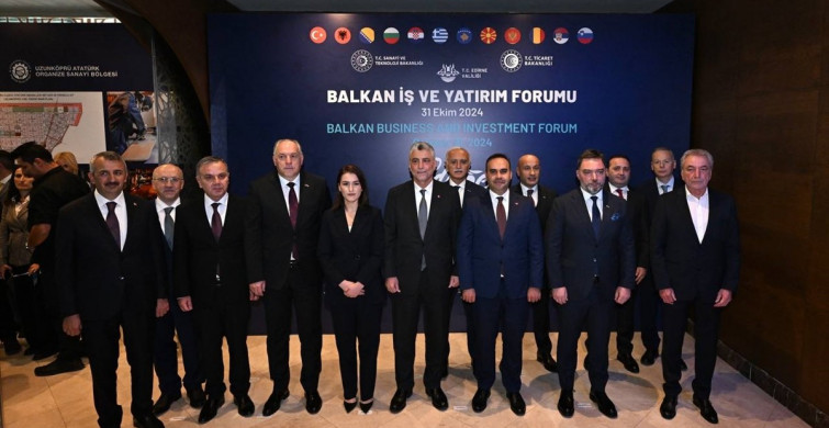 Bakan Kacır, Edirne Balkan İş ve Yatırım Forumu'nda Ekonomik İşbirliği Vurgusu Yaptı