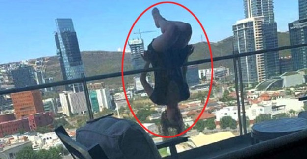 Balkonda Yoga Hareketi Yapan Kadın 24 Metreden Yere Çakıldı