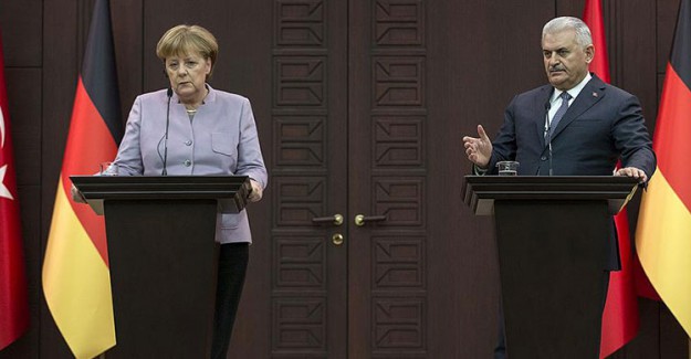 Başbakan Yıldırım Ve Merkel'den Ortak Açıklama!