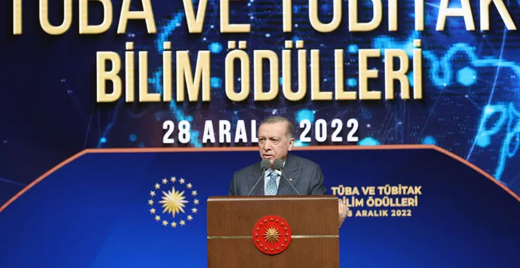Başkan Erdoğan, TÜBİTAK ve TÜBA Bilim Ödülleri Töreni’nde konuştu: Şahlanışa geçiyoruz