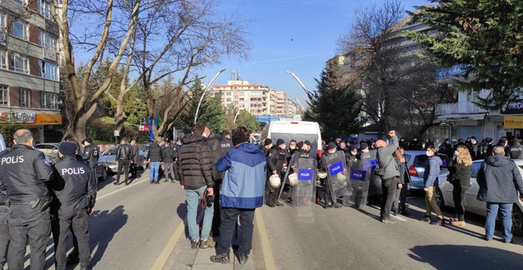 Başkent'te İzinsiz Gösteriye Emniyet Engel Oldu