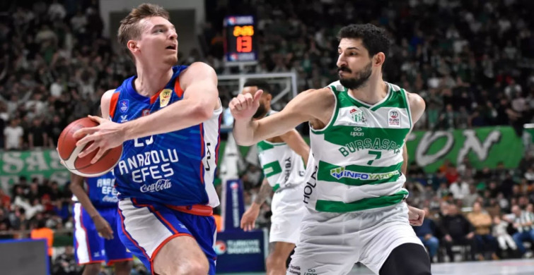 Basketbolda sezonun son maçı: Anadolu Efes Bursaspor maçı ne zaman, saat kaçta ve hangi kanalda?