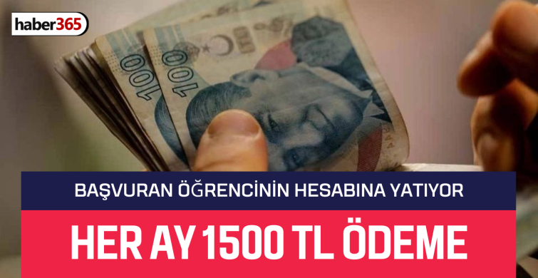 Başvuran öğrenci her ay 1.500 TL desteği kapacak! Desteğin kullanım şartları belli oldu