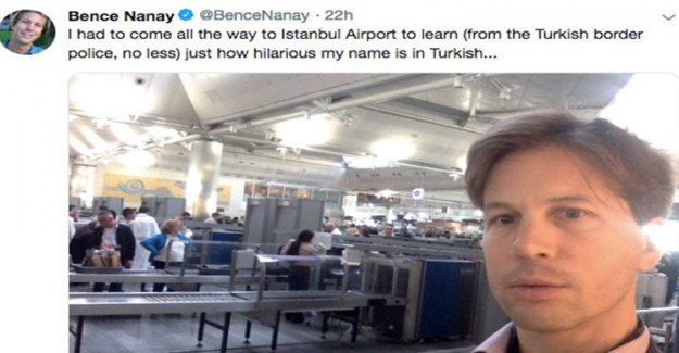 Belçikalı Akademisyen Bence Nanay'a Havaalanında İsim Şoku