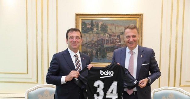 Beşiktaş Başkanı Fikret Orman'dan İBB Başkanı Ekrem İmamoğlu'na Ziyaret
