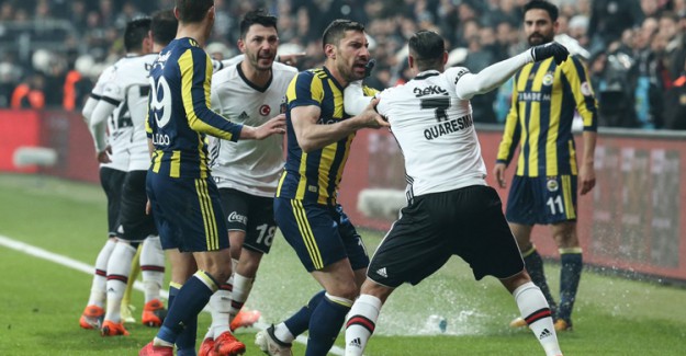 Beşiktaş-Fenerbahçe Karşılaşmasında Ortalık Savaş Alanına Döndü!