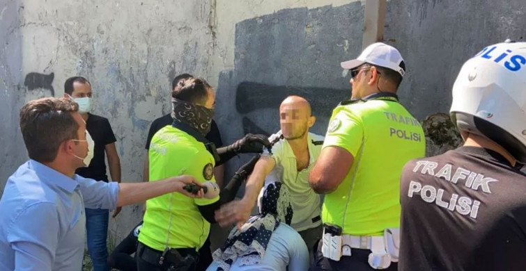 Beşiktaş’ta Uyuşturucu Krizine Giren Adam Polisin Silahını Almaya Çalıştı