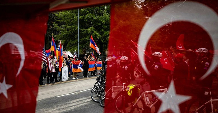 Biden'ın 'soykırım' Açıklamalarına Türkiye'nin Washington Büyükelçiliği Önünde  Protesto Edildi!