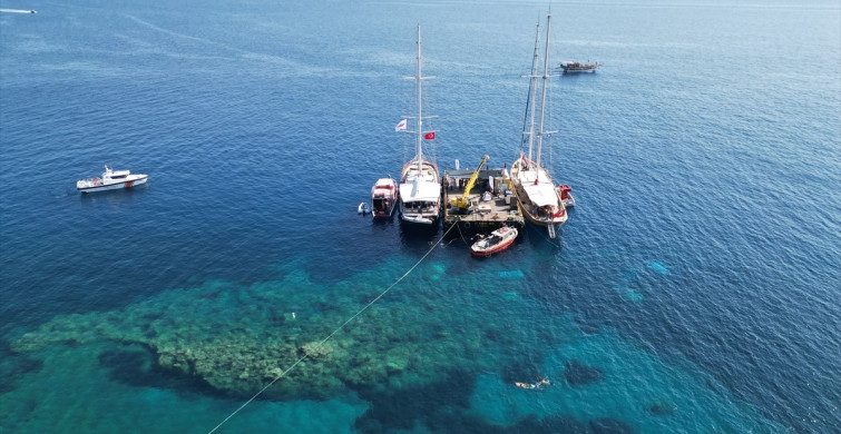 Bodrum'da Blue Exile Art Project İkinci Etabıyla Su Altını Zenginleştiriyor