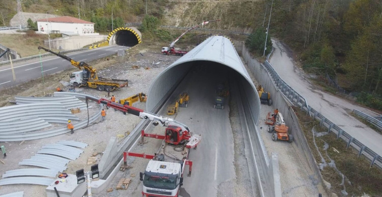 Bolu Dağı Tüneli Tüpünün 67 Metre Uzatılması Çalışması Nedeniyle İstanbul Yönü 31 Temmuz'dan İtibaren Ulaşıma Kapatılacak