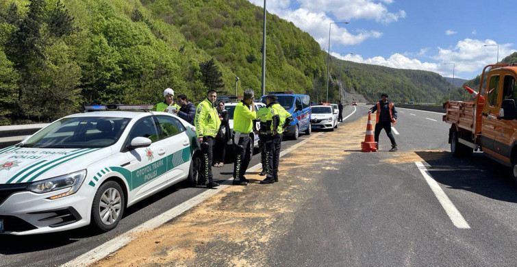 Bolu Dağı Tüneli'nde zincirleme trafik kazası! Tünel ulaşıma kapatıldı