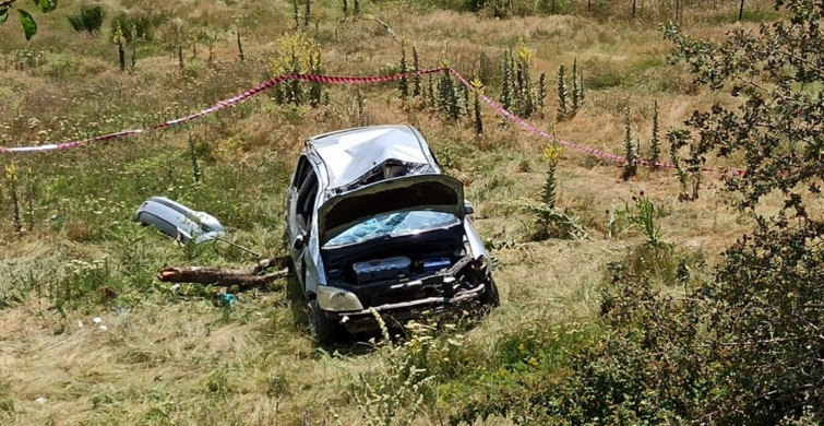 Bursa’da Otomobil Şarampole Yuvarlandı: 5 Yaralı