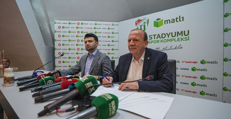 Bursaspor, Matlı Holding ile İsim Sponsorluk Anlaşması İmzaladı