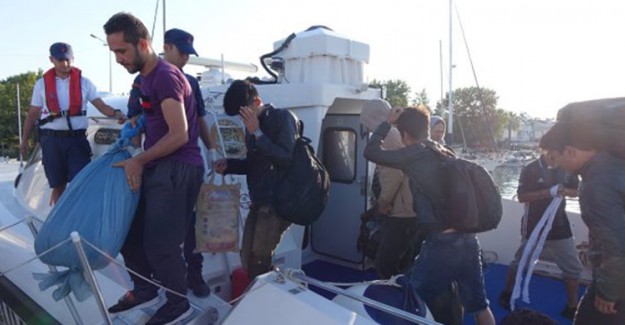 Çanakkale'de 46 Düzensiz Göçmen Yakalandı