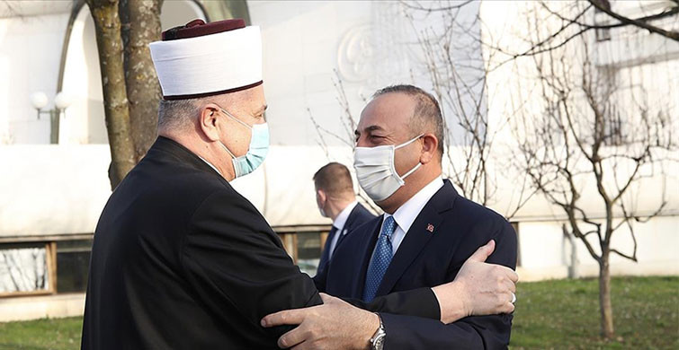 Çavuşoğlu Hırvatistan’daki Müslümanlarla Buluştu