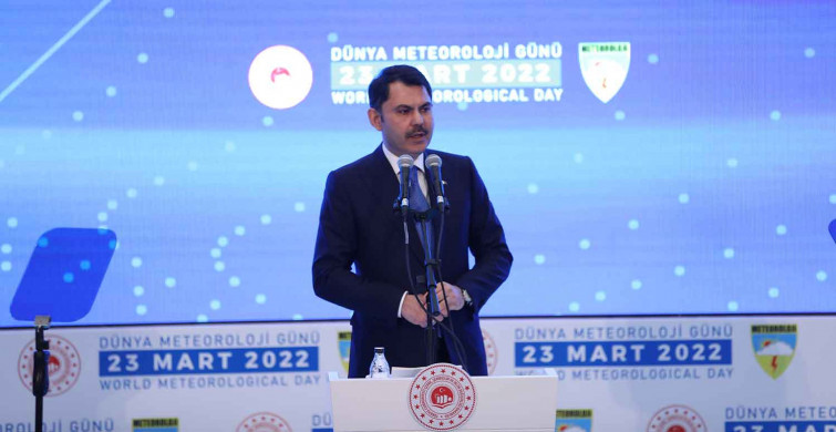 Çevre Şehircilik ve İklim Değişikliği Bakanı Murat Kurum, Dünya Meteoroloji Günü etkinliğine katıldı