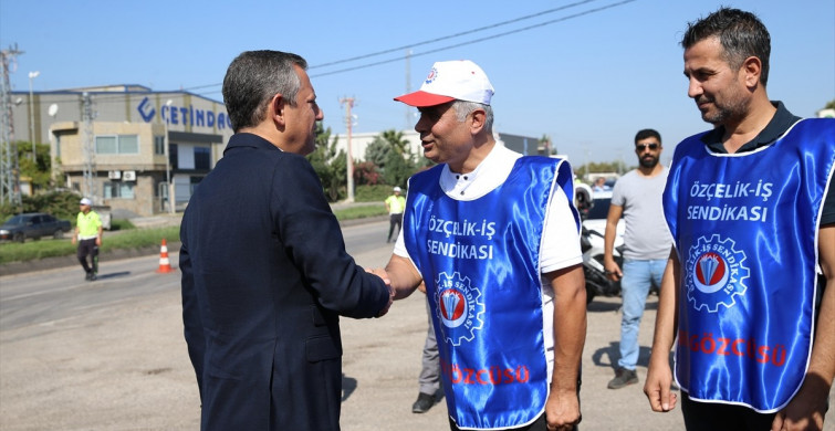 CHP Genel Başkanı Özgür Özel, Hatay'daki Metal İşçilerini Ziyaret Etti