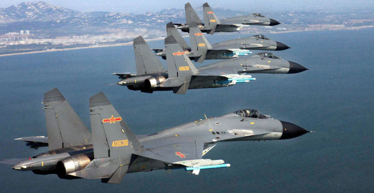 Çin Savaş Mı İstiyor? 38 Savaş Uçağı Sınırı Geçti