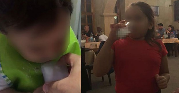 Çocuğa İçki İçiren Çift, Uşak'ta Gözaltına Alındı
