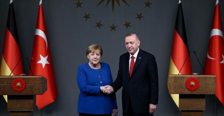 Cumhurbaşkanı Erdoğan, Almanya Başbakanı Merkel İle Görüştü