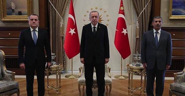 Cumhurbaşkanı Erdoğan, Azerbaycan Dışişleri Bakanı Bayramov ile Görüştü