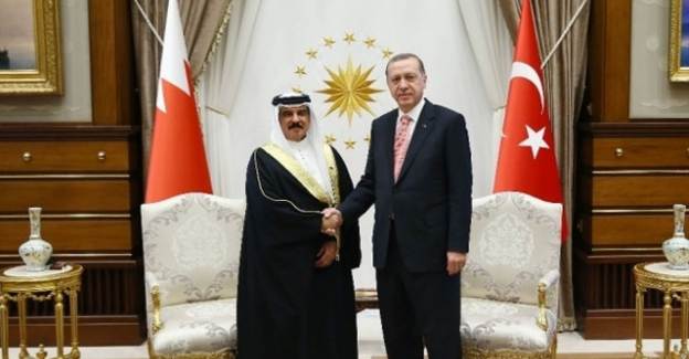 Cumhurbaşkanı Erdoğan, Bahreyn Kralı İle Görüştü