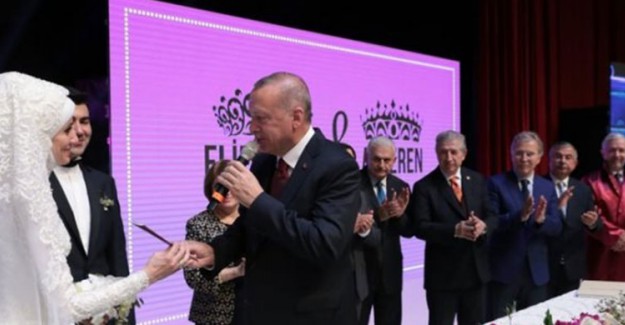 Cumhurbaşkanı Erdoğan Bekir Bozdağ'ın Oğlunun Nikah Şahidi Oldu