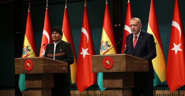 Cumhurbaşkanı Erdoğan, Bolivya Devlet Başkanı Morales ile Görüştü