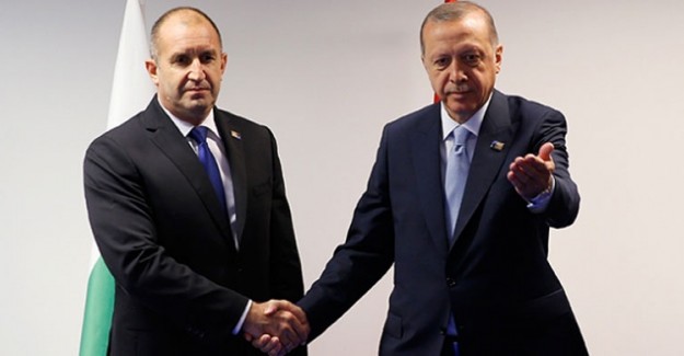 Cumhurbaşkanı Erdoğan, Bulgaristan Cumhurbaşkanı ile Görüştü