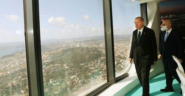 Cumhurbaşkanı Erdoğan Çamlıca Kulesini İnceledi