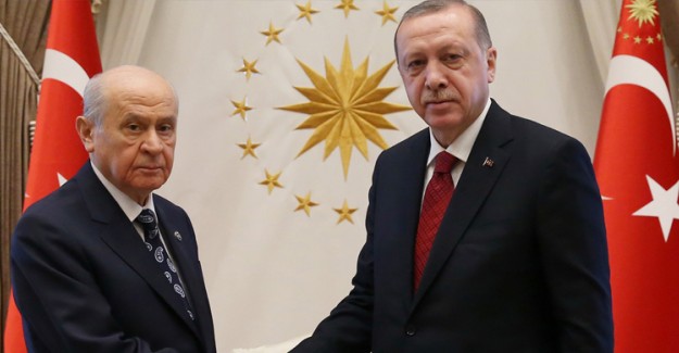 Cumhurbaşkanı Erdoğan, Devlet Bahçeli İle Görüştü